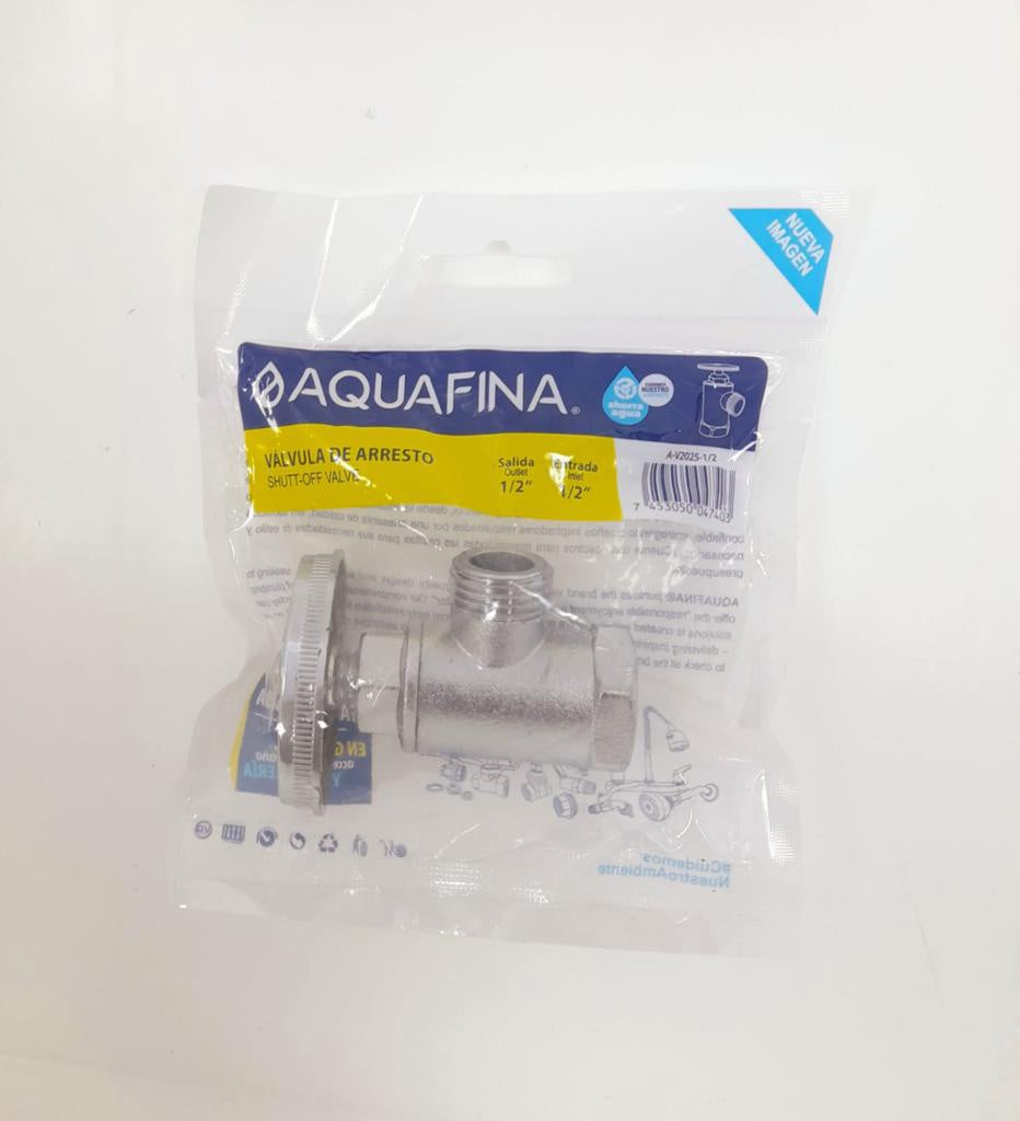 AQUAFINA BLUE Angle Valve Aquafina 1/2" X 1/2" A-V2025-1/2