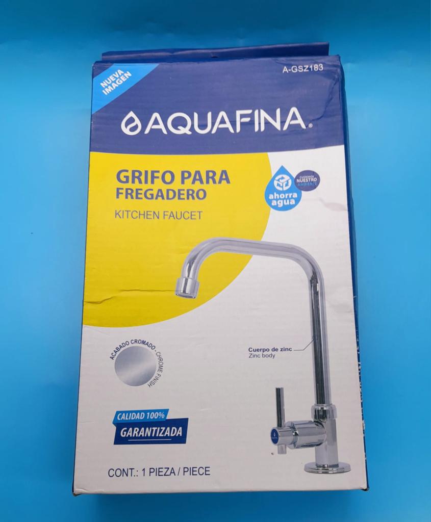 AQUAFINA BLUE Goose Neck Faucet 1/2" Aquafina A-GSZ183