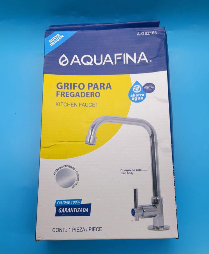 AQUAFINA BLUE Goose Neck Faucet 1/2" Aquafina A-GSZ183