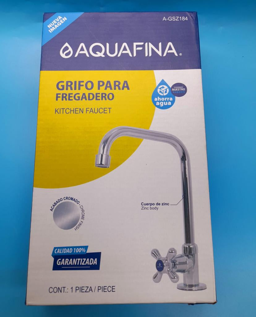 AQUAFINA BLUE Goose Neck Faucet 1/2" Aquafina A-GSZ184