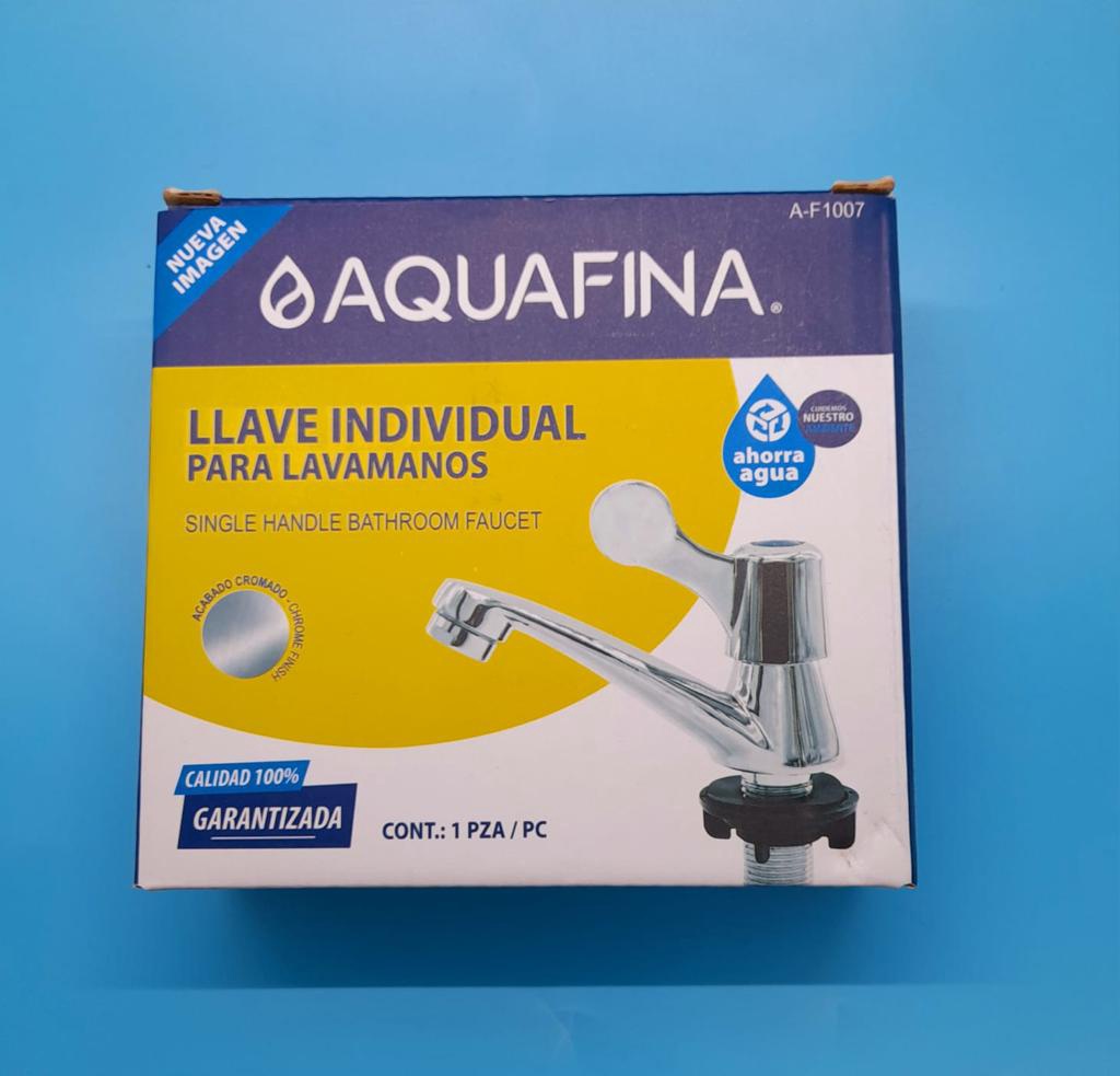 AQUAFINA BLUE Pillar Tap 1/2" Chrome Aquafina A-F1007