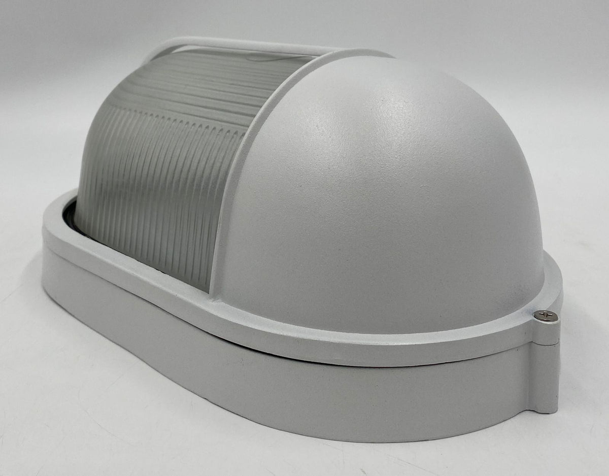 FITZGERALD Bulk Head Fixture 60W Oval White 187 11" X 6.5"