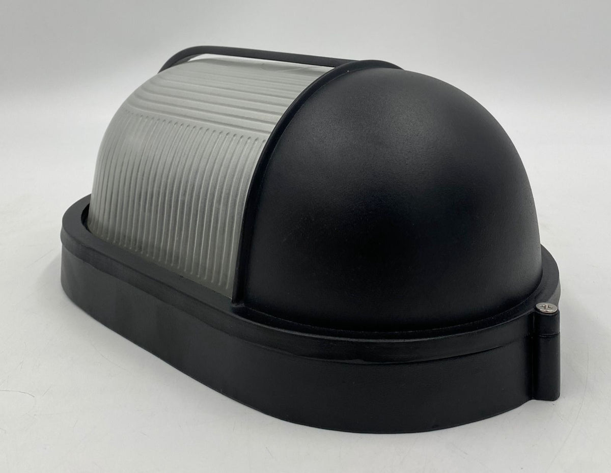 FITZGERALD Bulk Head Fixture 60W Oval Black 187 11" X 6.5"