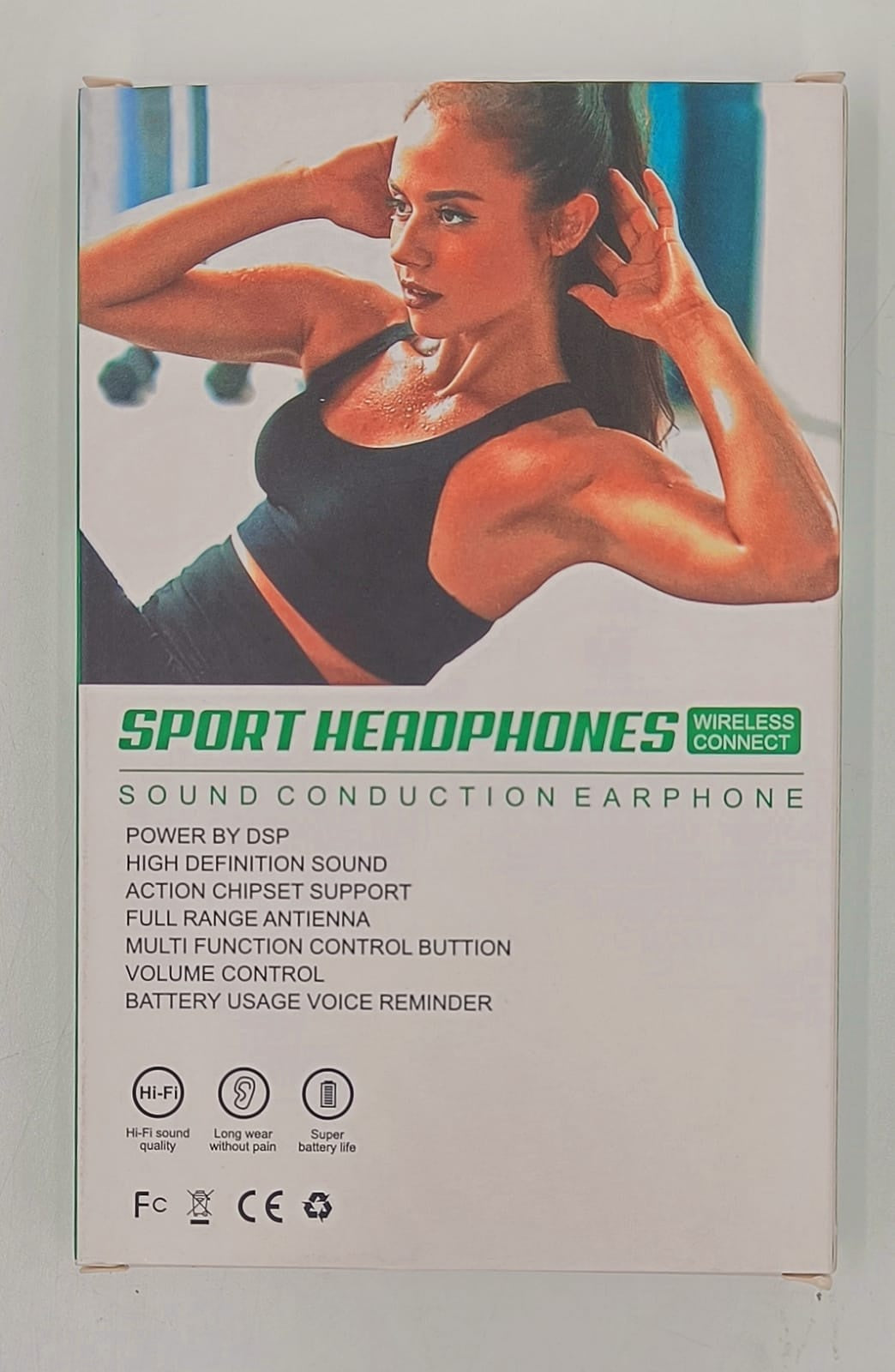 GENERIC Headphones Neck Bluetooth Headset Sport Wireless Connect
