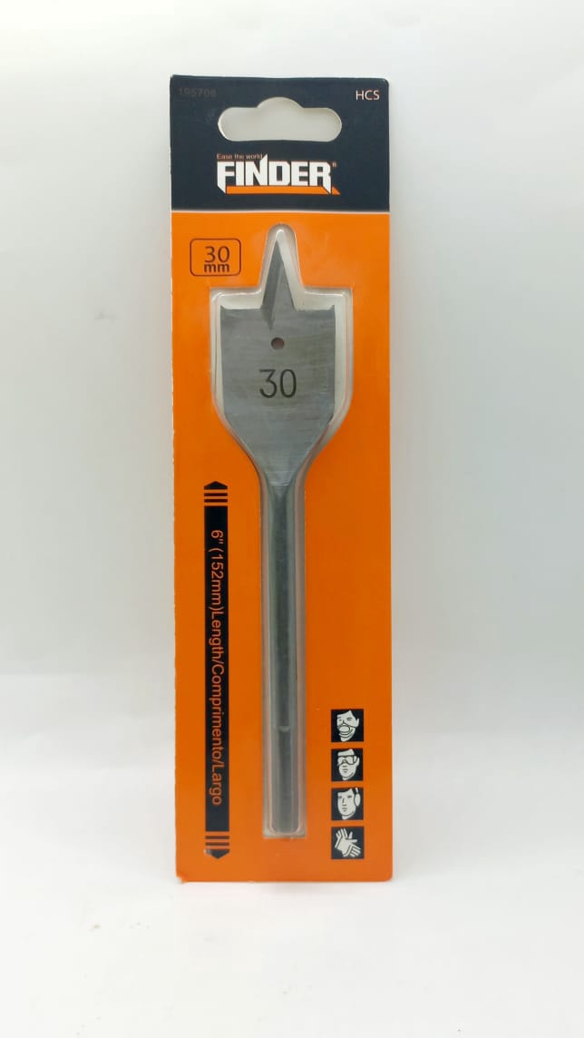 FINDER Drill Bit Flat Wood 30MM #195706