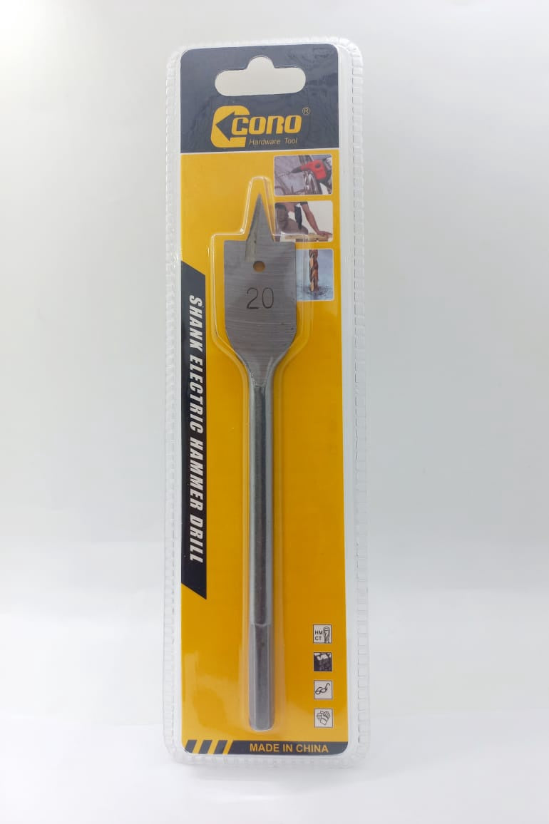 Drill Bit Flat Wood Coro 20MM