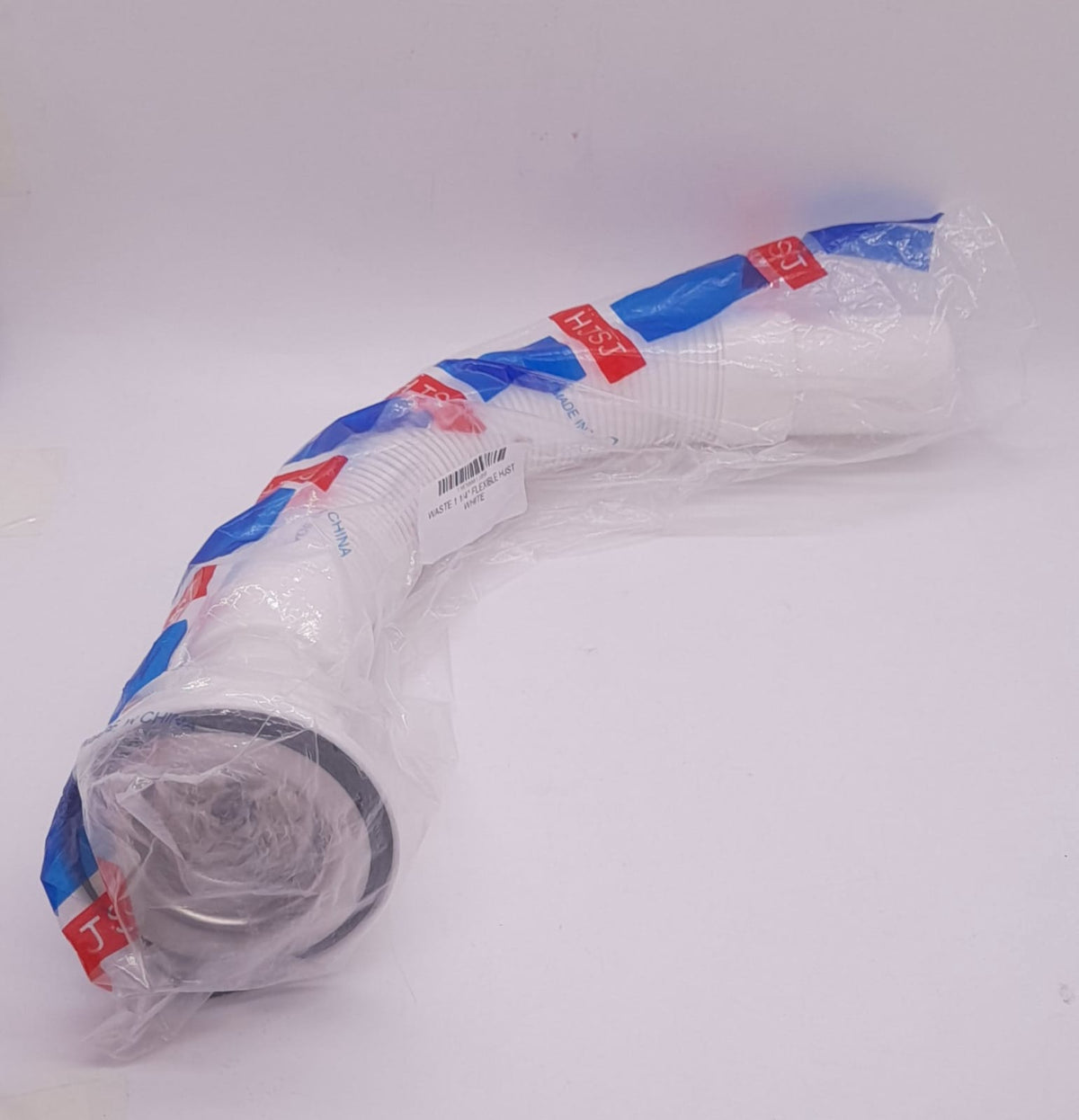Waste 1 1/4" Flexible Hjst White