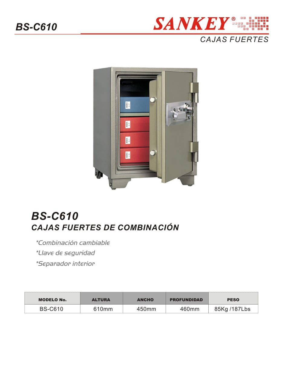 SANKEY Security Safe Digital BS-C610