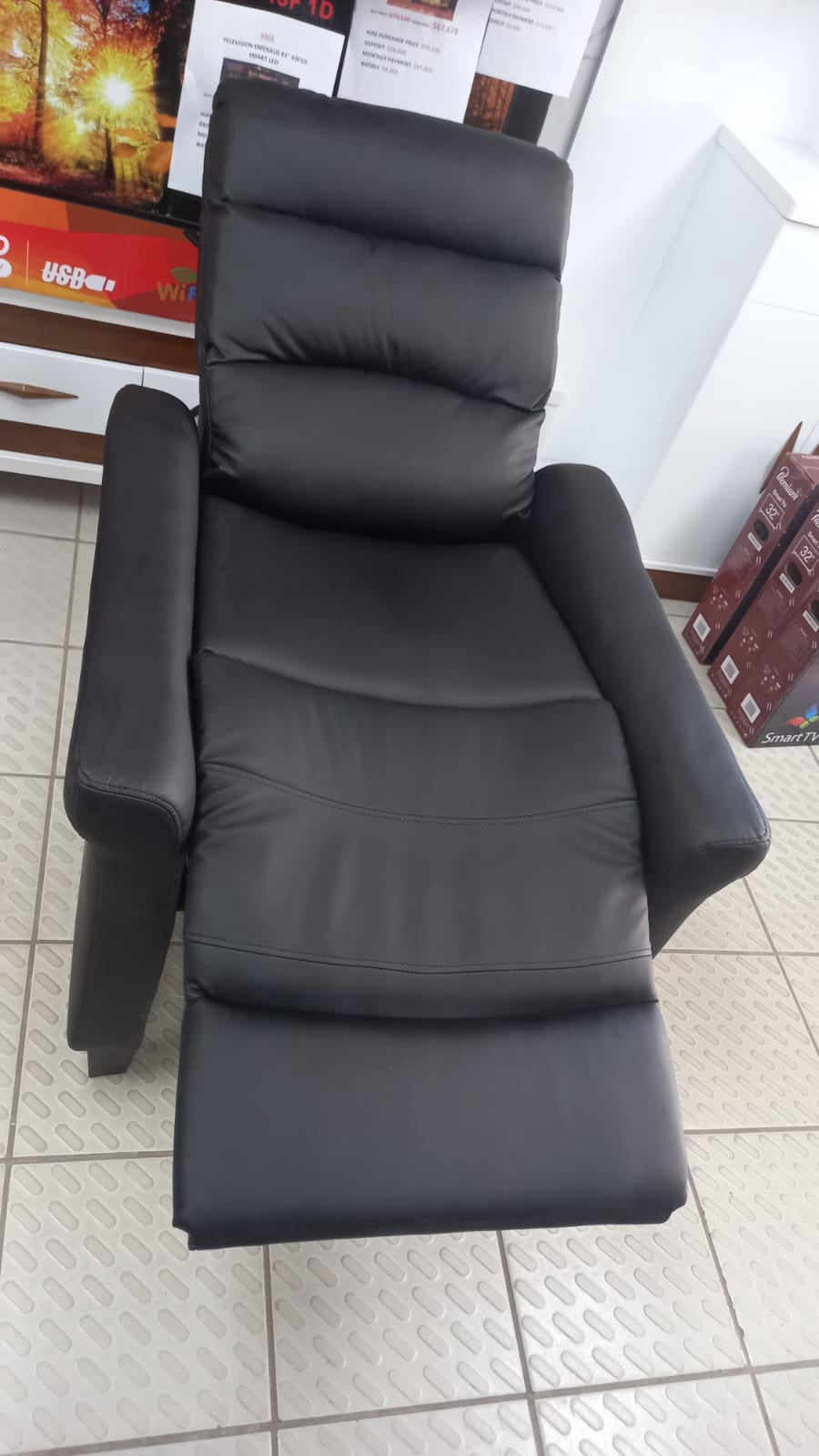 Chair Recliner 346682 Black