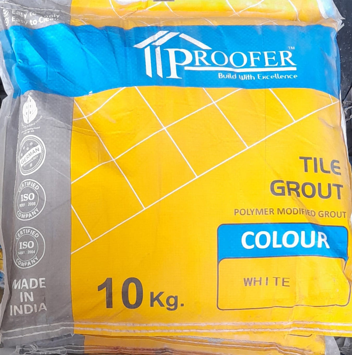 PROOFER Tile Grout 10KG/22LBS Sack