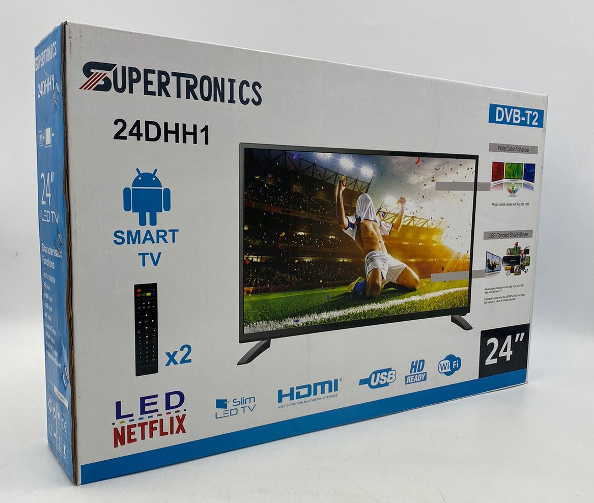 SUPERTRONICS Television 24" 24DHH1 DVB-T2 Smart TV LED