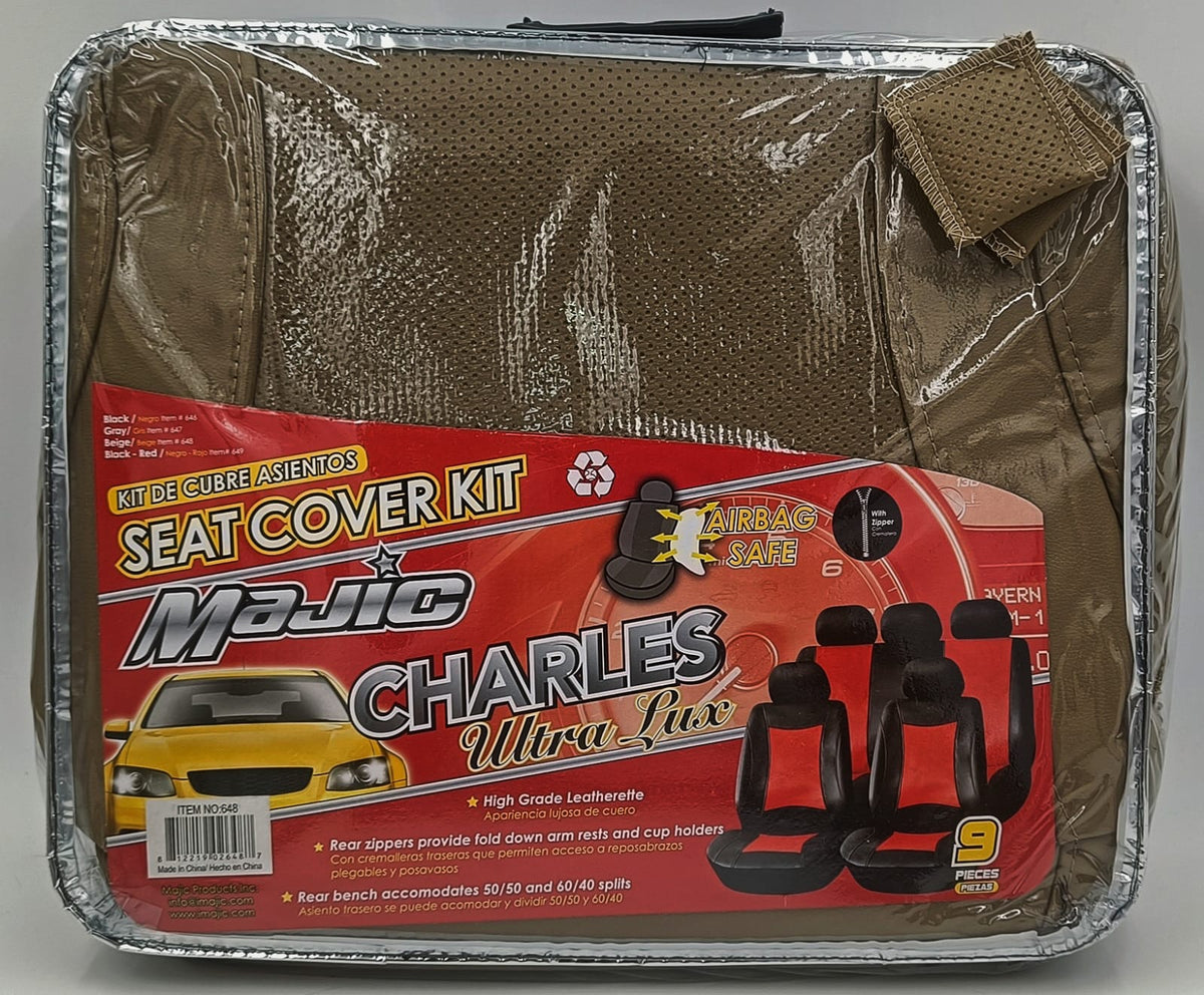 MAJIC Car Seat Cover Universal 648 9PCS Charles