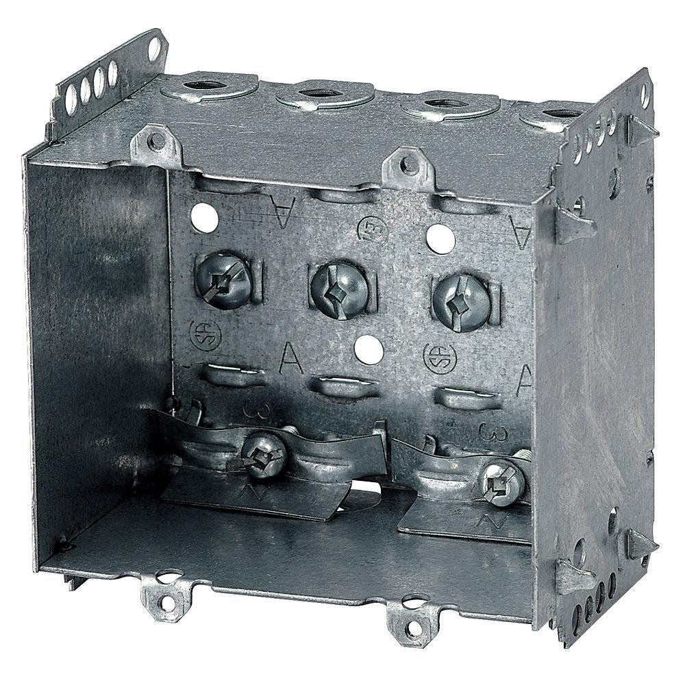 VISTA Base Metal 2 Gang Device Box 3 3/4" X 3" 1008 2104-LLE-2