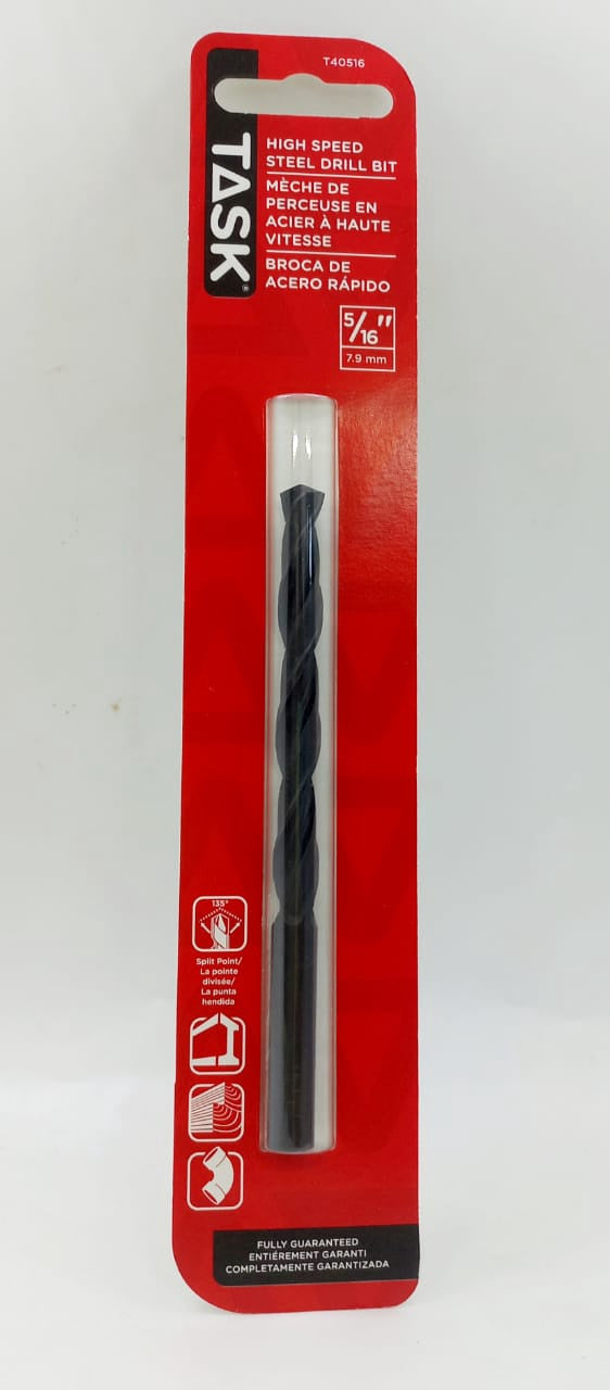TASK Drill Bit Metal Hss 5/16" T40516