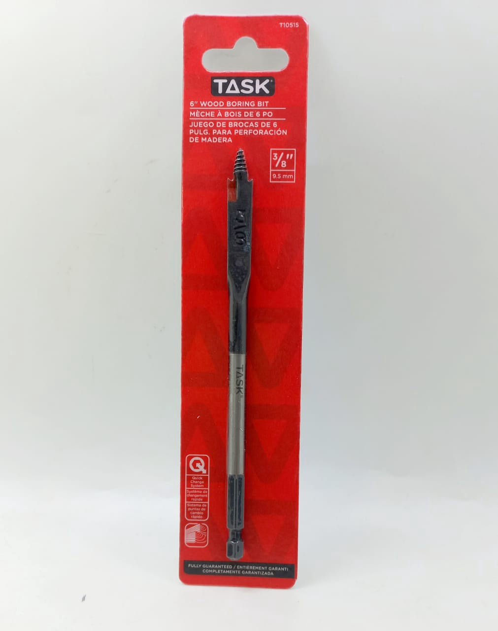 TASK Drill Bit Flat Wood 3/8" T10515