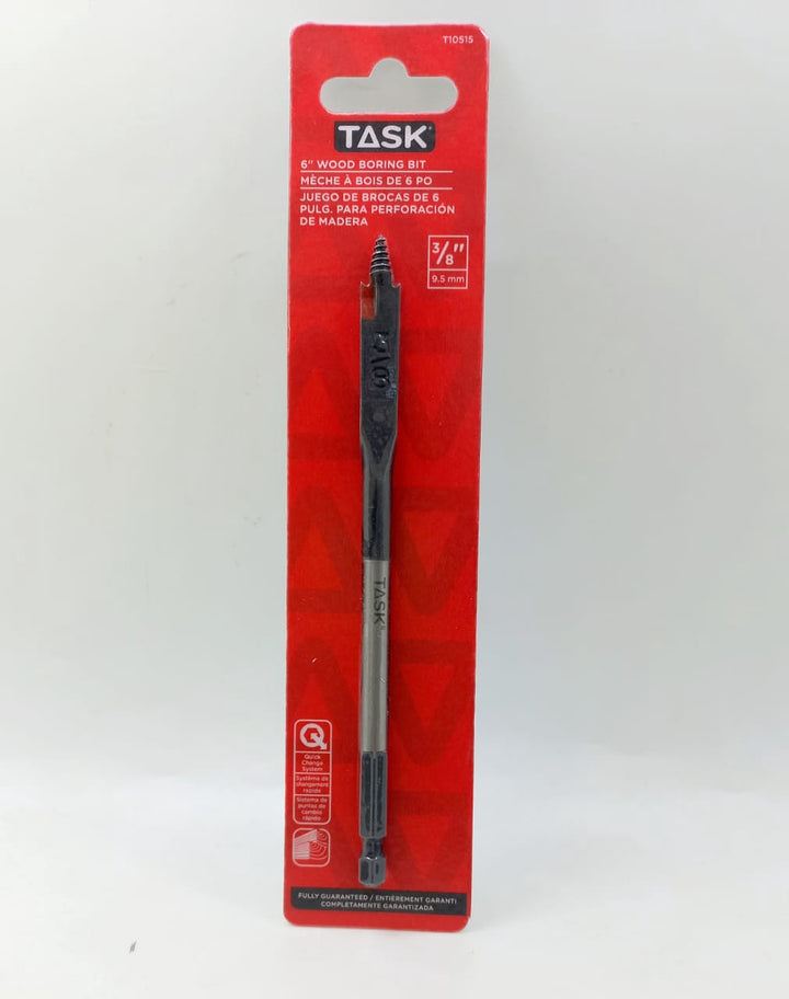 TASK Drill Bit Flat Wood 3/8" T10515