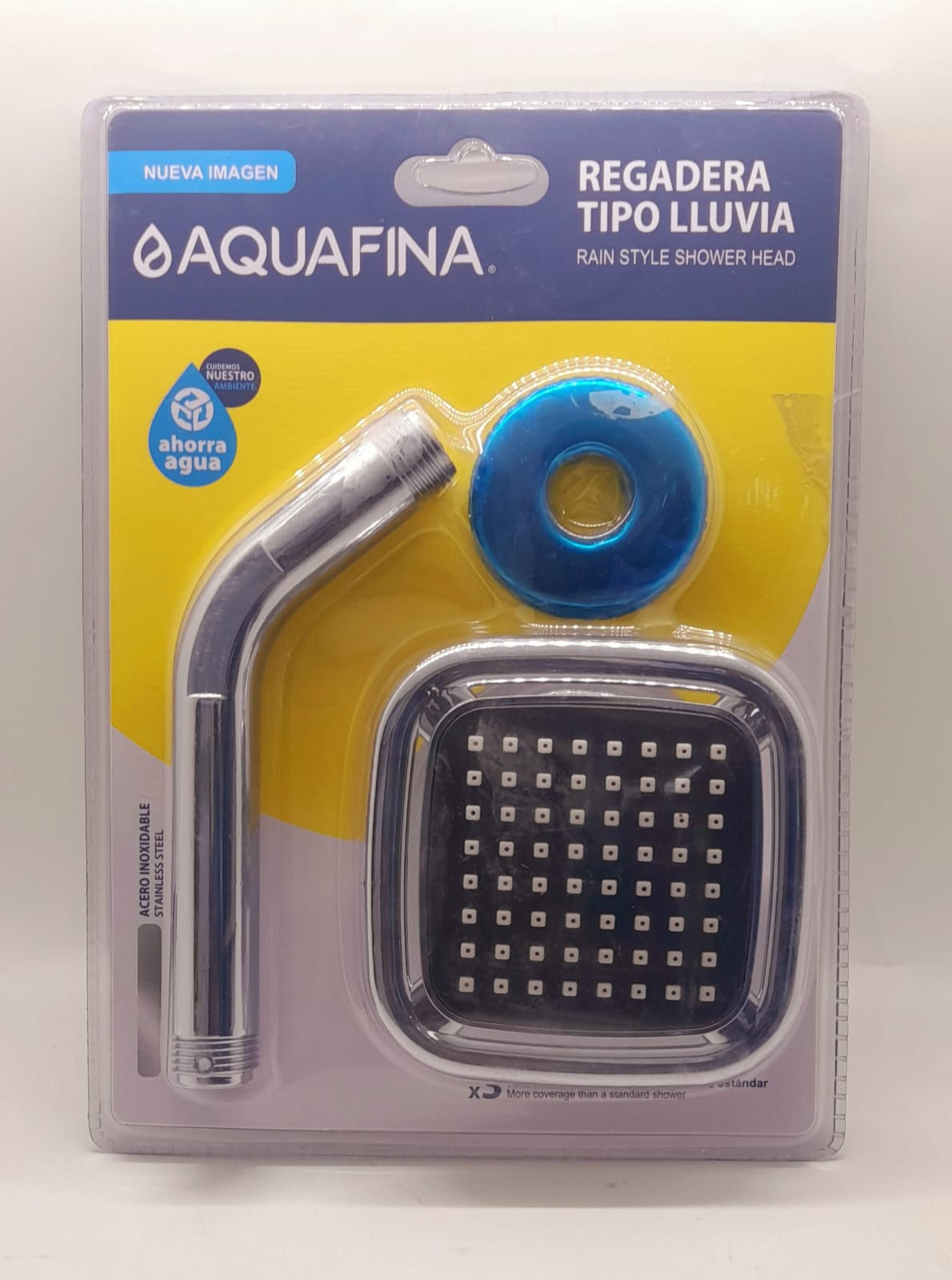 AQUAFINA BLUE Shower Head W/POLE Aquafina A-W131