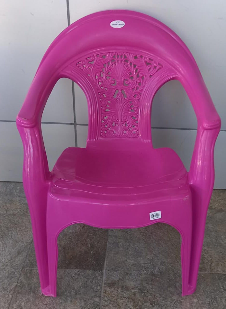 Chair Plastic Color 8220 Made IN India Carving High Back