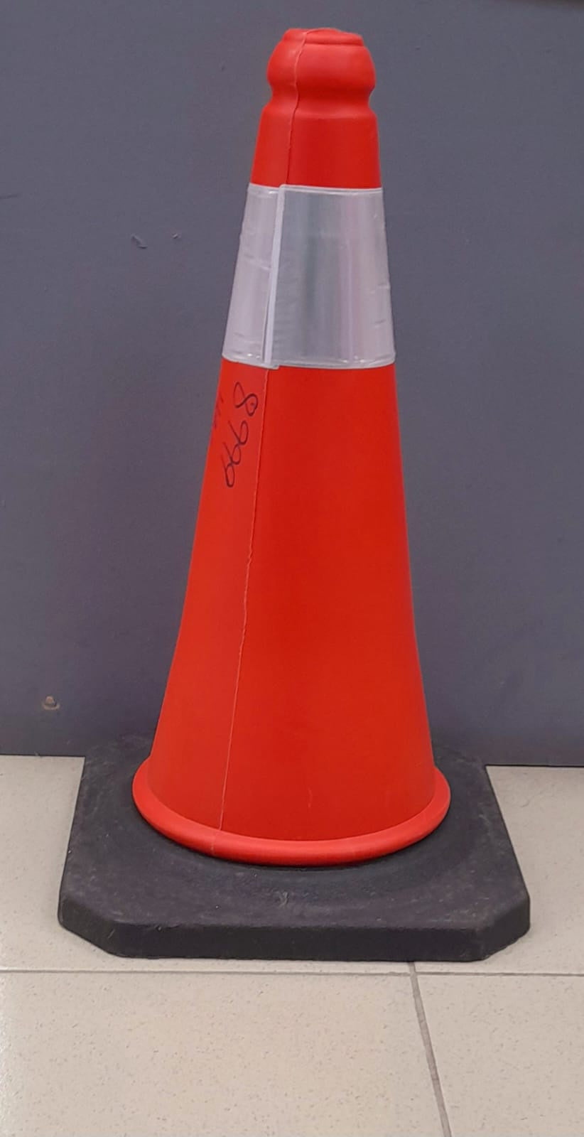 Traffic Cone PVC 20" 50CM Soft Type with Reflective Tape