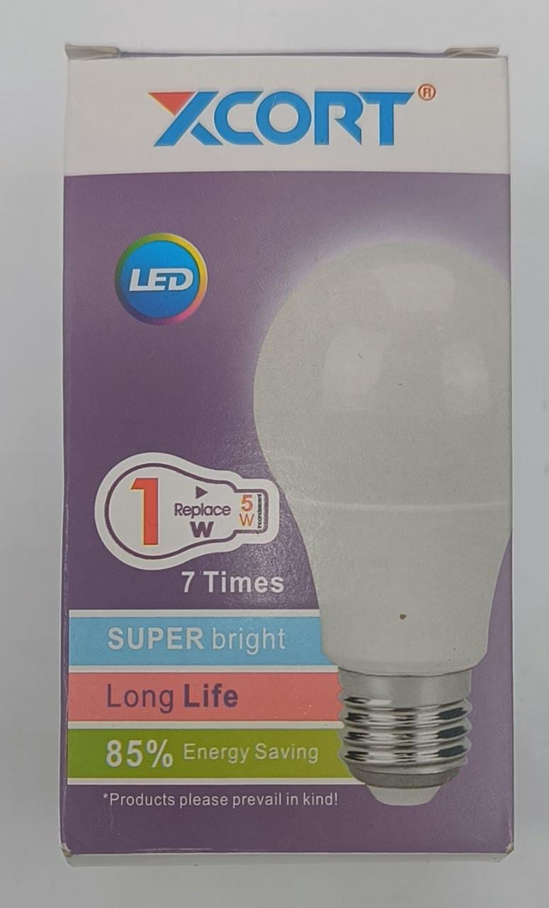 SUPER BRIGHT Bulb LED 5W 380-450LM E27 85-265V Xcort Purple Box