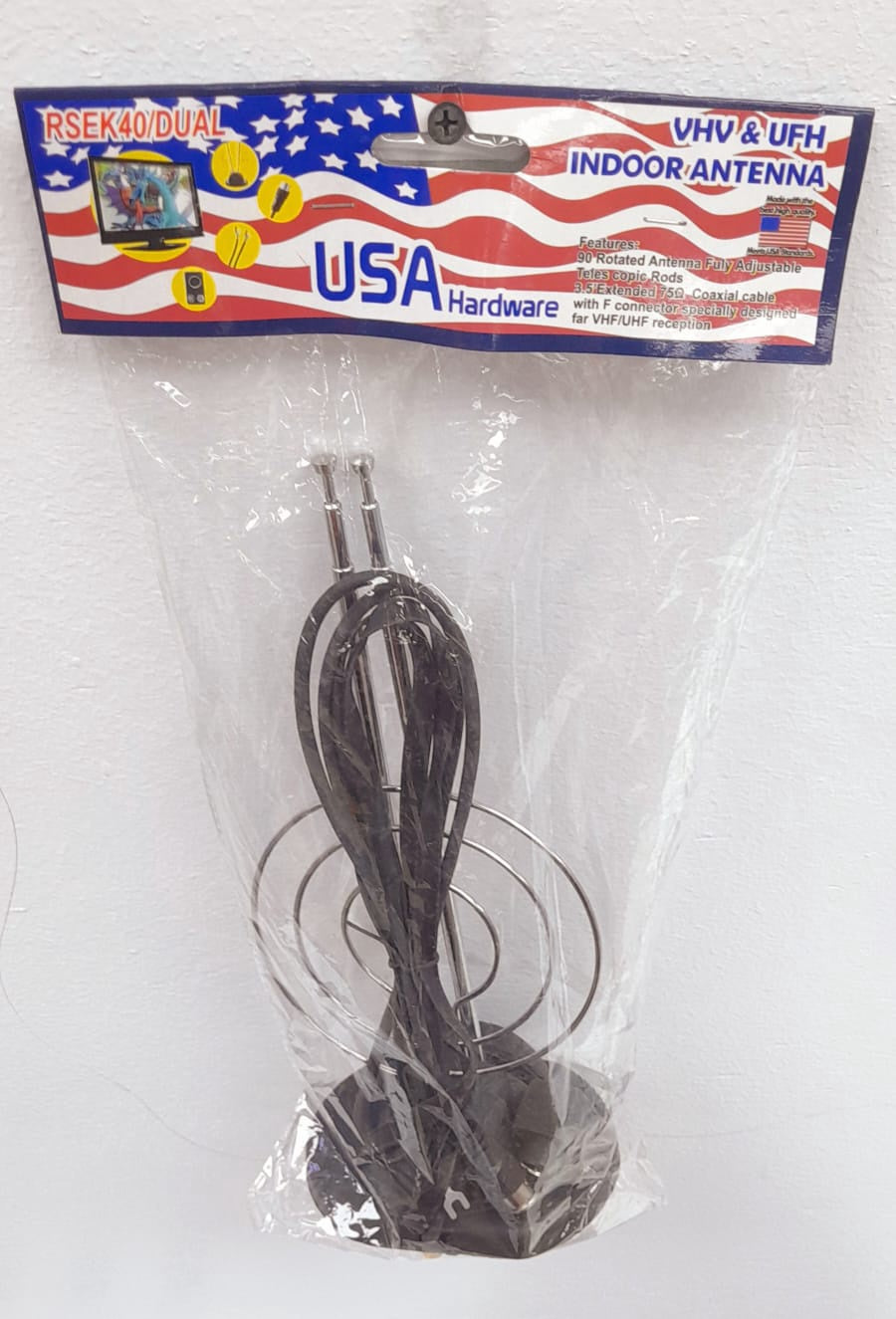 USA HARDWARE Antenna Rabbit Ears RSEK40/DUAL