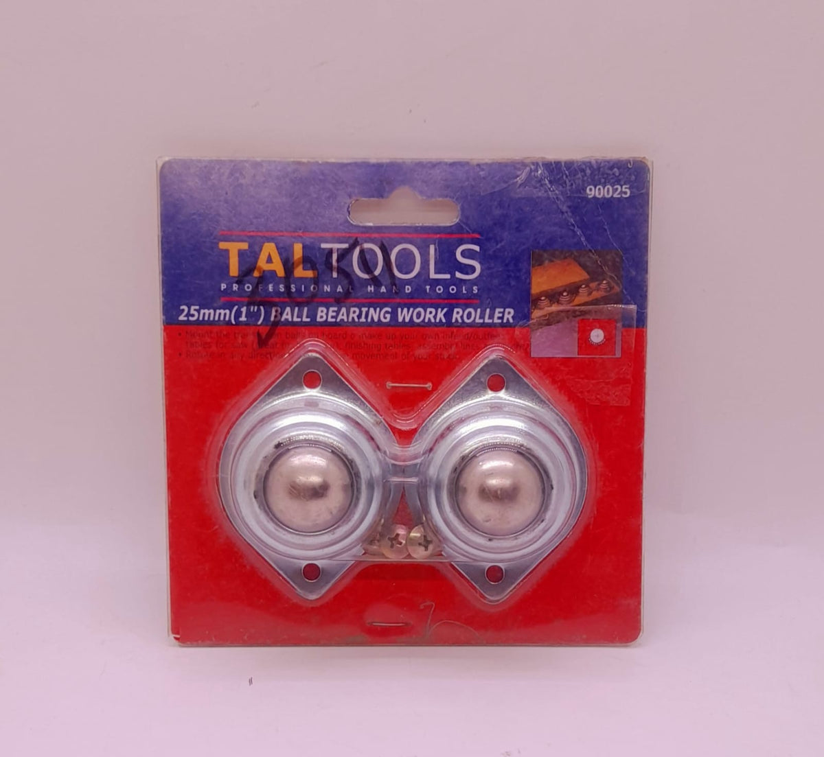 Wheel Coaster 1" 90025 2PCS IN Pk