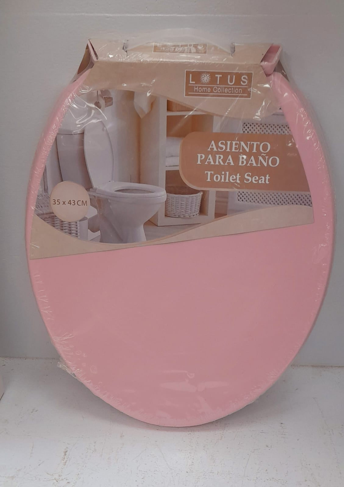 LOTUS Toilet Seat Plastic Pink LHC-9643PK