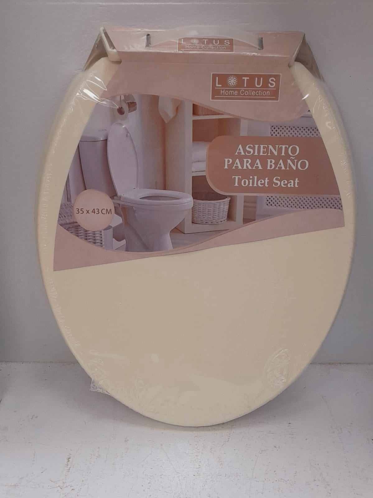LOTUS Toilet Seat Plastic Cream LHC-9639CR