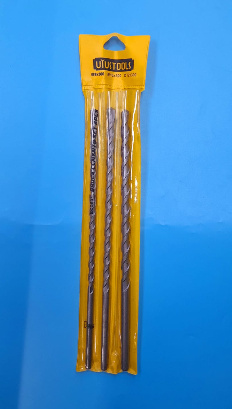 USTOOLS Drill Bit Set 3PCS 8X300 BCCS33