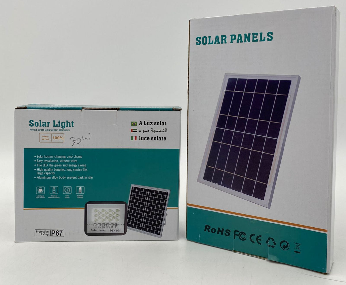 Lamp LED Solar Flood 40W 6500K IP67 Solar Light