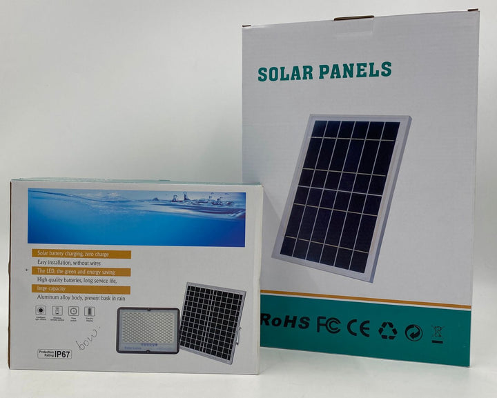 Lamp LED Solar Flood 100W IP67 with Solar Panel