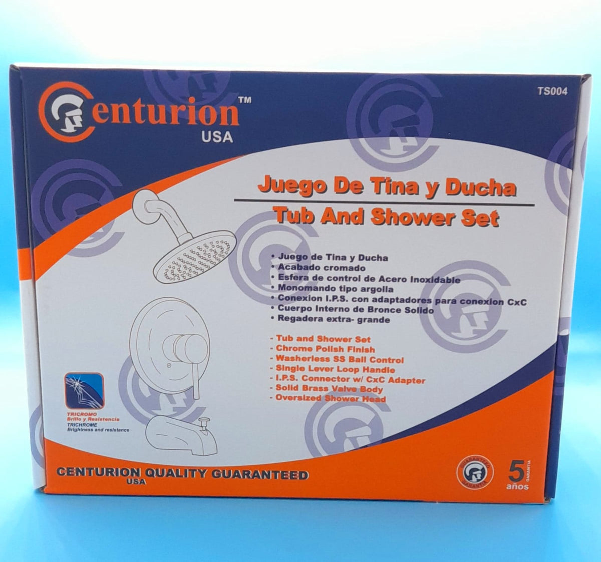CENTURION Shower & Tub Mixer TS004 Single Lever Handle