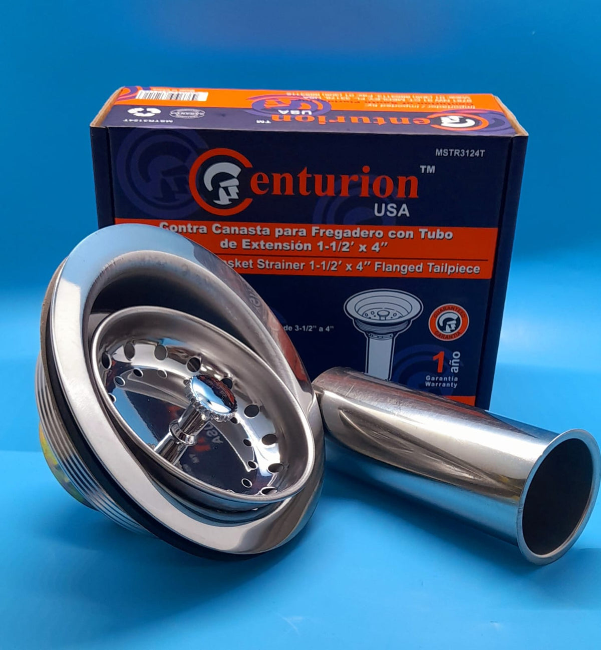 CENTURION Sink Waste 2 1/2" S/STEEL #MSTR3124T