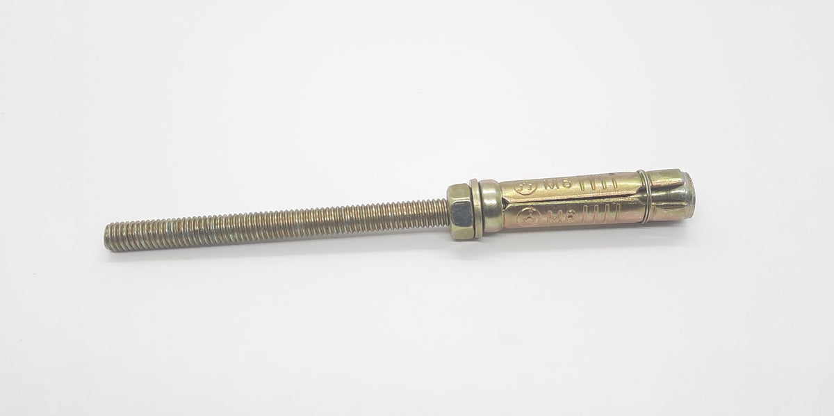 Anchor Bolt M6 X 40 X 100 Brass 4 1/2"
