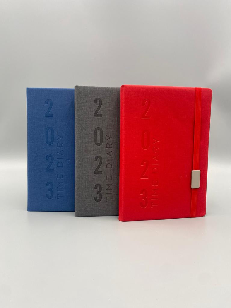 Stationery Diary 2023 W81 Full Page Hard Cover