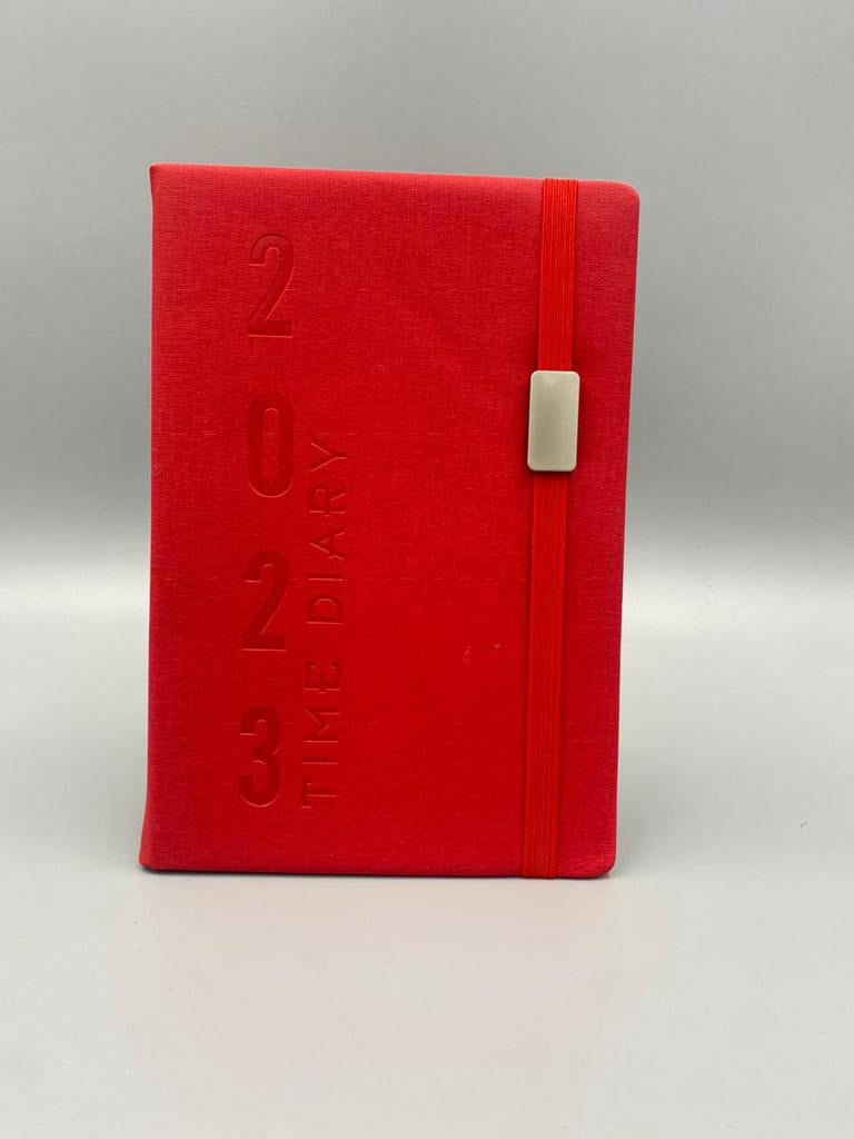 Stationery Diary 2023 W81 Full Page Hard Cover