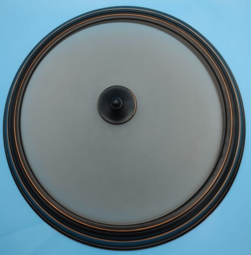 Light Fixture Ceiling 2030-4XL Bk Gd 20" 4-BULBS Black Gold