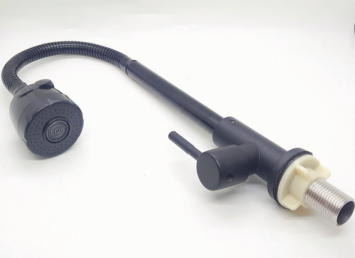 Goose Neck 1/2" Flex Head Black G11-68