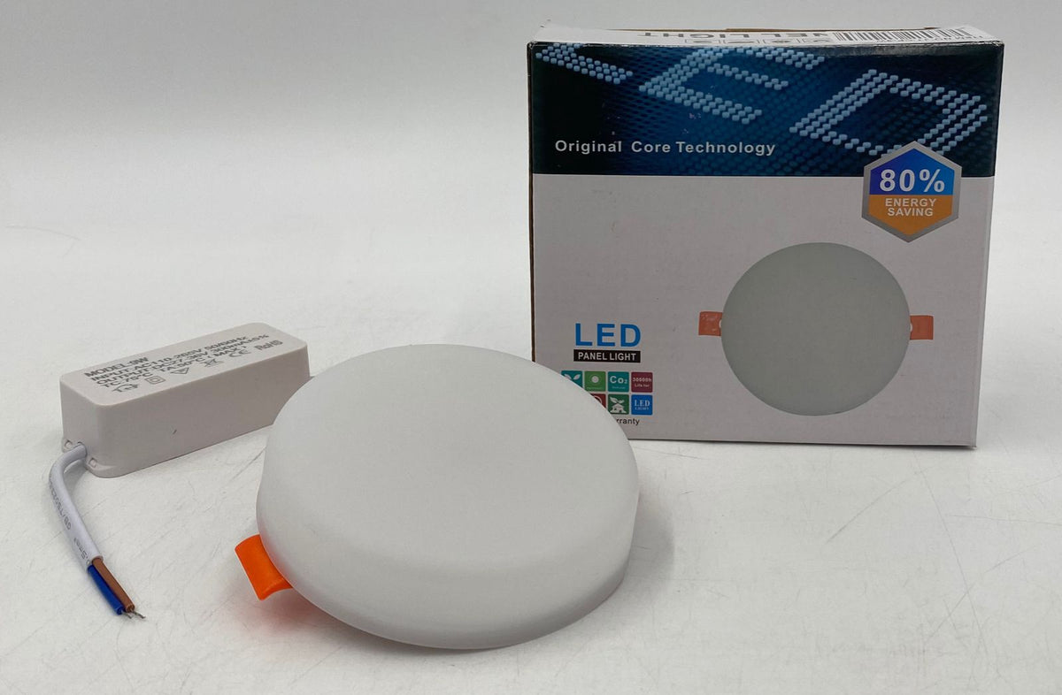 JORTAN Light LED Panel 9W JT-CP-9W Round White 6500K 110-265V