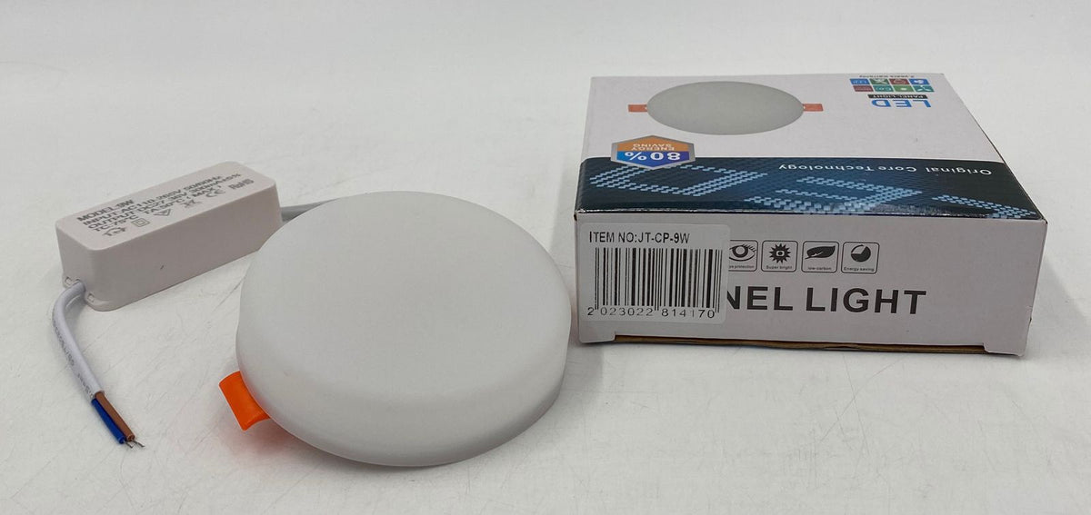 JORTAN Light LED Panel 9W JT-CP-9W Round White 6500K 110-265V