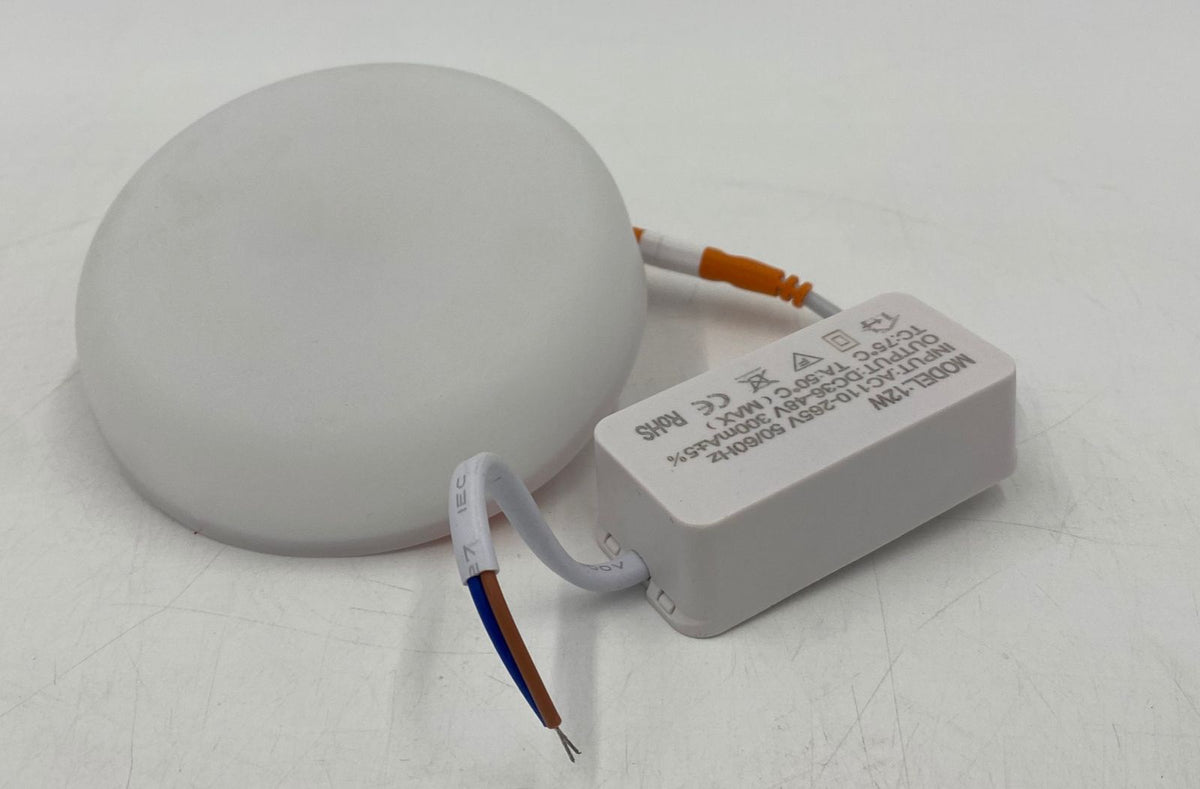 JORTAN Light LED Panel 12W JT-CP-12W Round White 6500K 110-265V