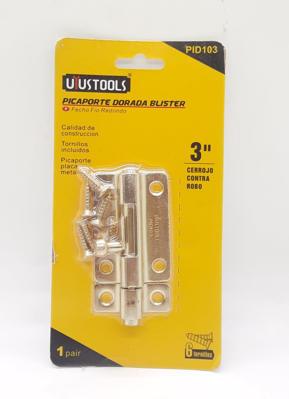 UYUSTOOLS Tower Bolt 3" Utustools #PID103