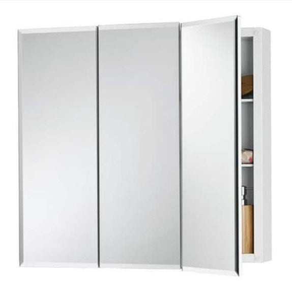 Bathroom Mirror Tri View Cabinet Maax 31X26 Tri 125273 *