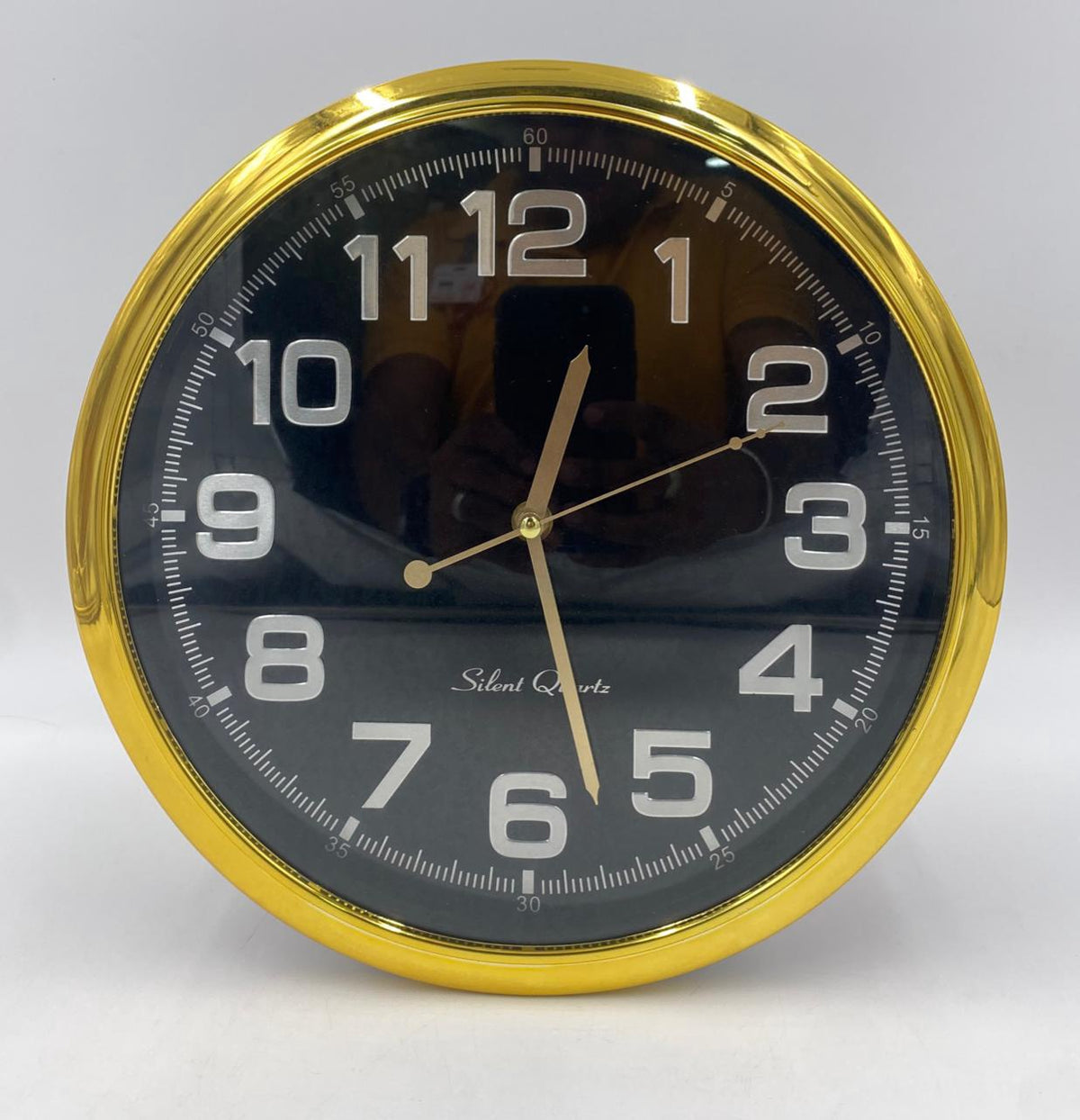 Clock Wall 308H Gold