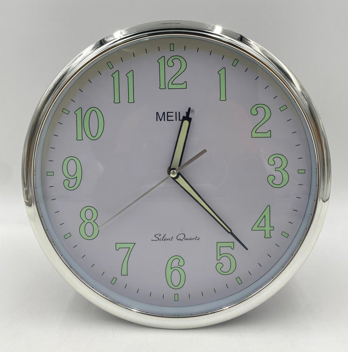 Clock Wall 336 Meili Silver