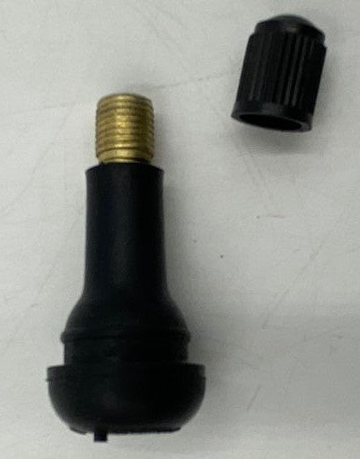 M/CYCLE Valve Stem Black with Cap TR413