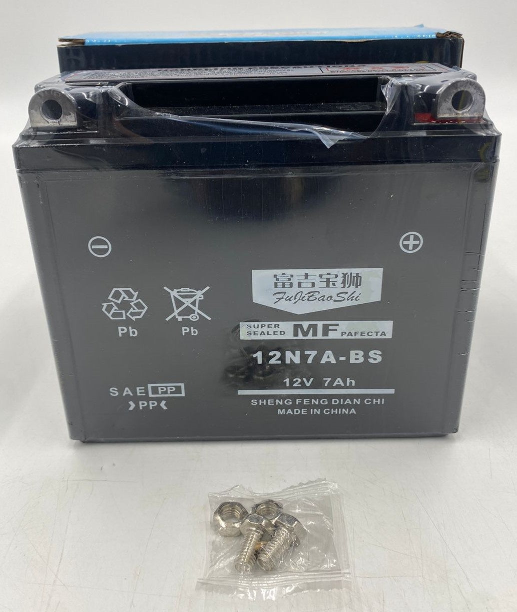 M/CYCLE Battery 12N7A-BS 12V 7AH Mf Fujibaoshi