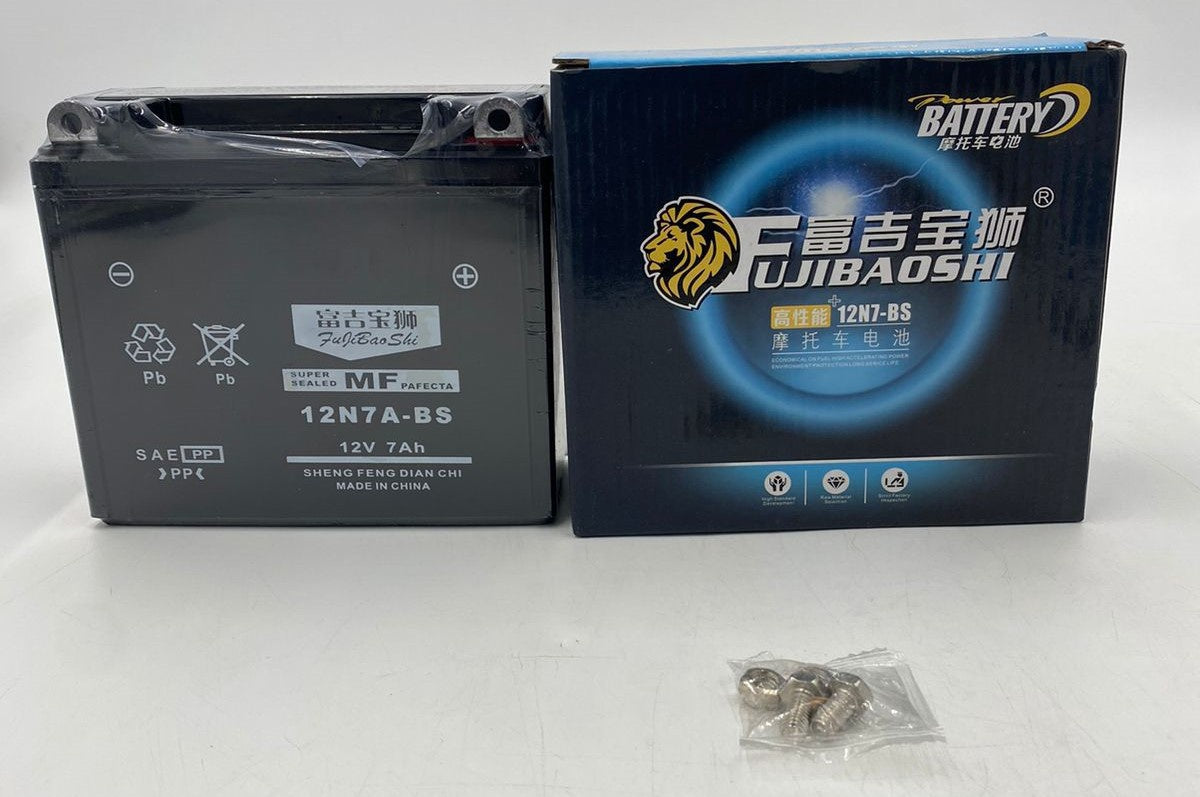 M/CYCLE Battery 12N7A-BS 12V 7AH Mf Fujibaoshi