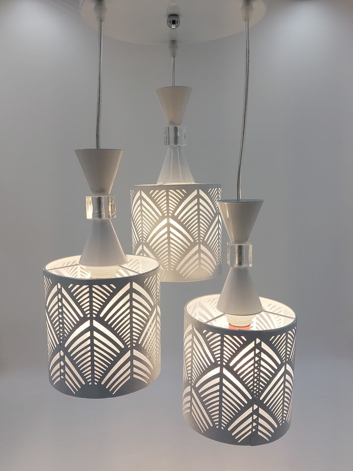 Light Fixture Pendant 3-BULB 1031/3WT LED