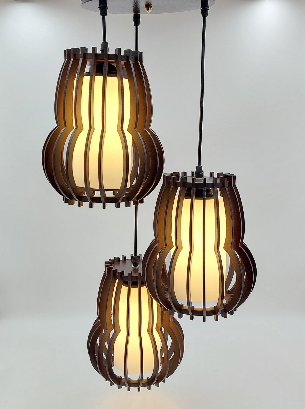 Light Fixture Pendant 3-BULB 6006-3 LED